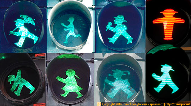 Зеленый сигнал для пешехода Ампельманн