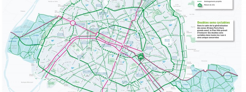 План развития велосипедной инфраструктуры Парижа до 2020 года