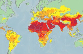 Интерактивная карта загрязнения воздуха в мире