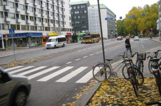 Пешеходный переход в Финляндии